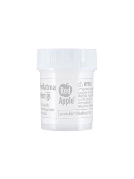 Red Apple Parlatma Verniği 25 ml Su Bazlı Vernik Seramik Hamuru İçin Vernik Boya Koruma Verniği Parlak Vernik ürün görseli 1