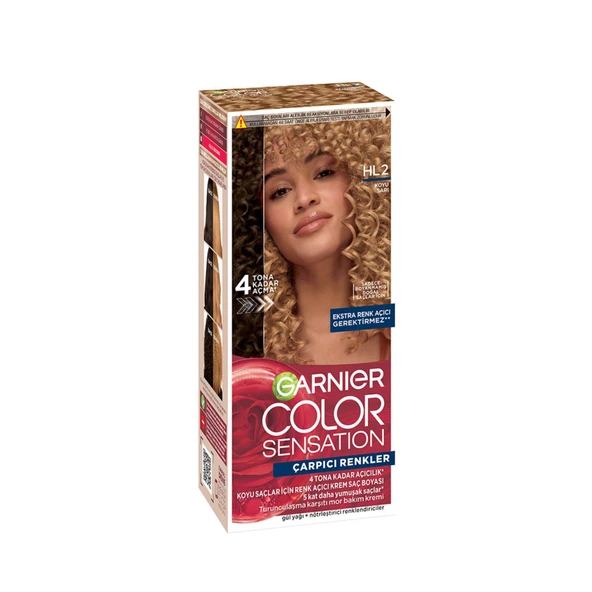 Garnier Çarpıcı Renkler 7.31 - HL2 Koyu Sarı Saç Boyası ürün görseli 1