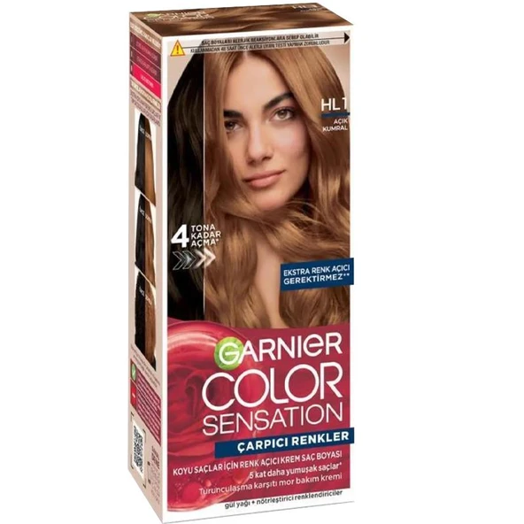 Garnier Çarpıcı Renkler 6.31 - HL1 Açık Kumral Saç Boyası ürün görseli 1