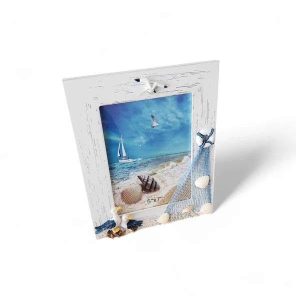Deniz Temalı Çerçeve 24 cm x 19 cm - Resim 4
