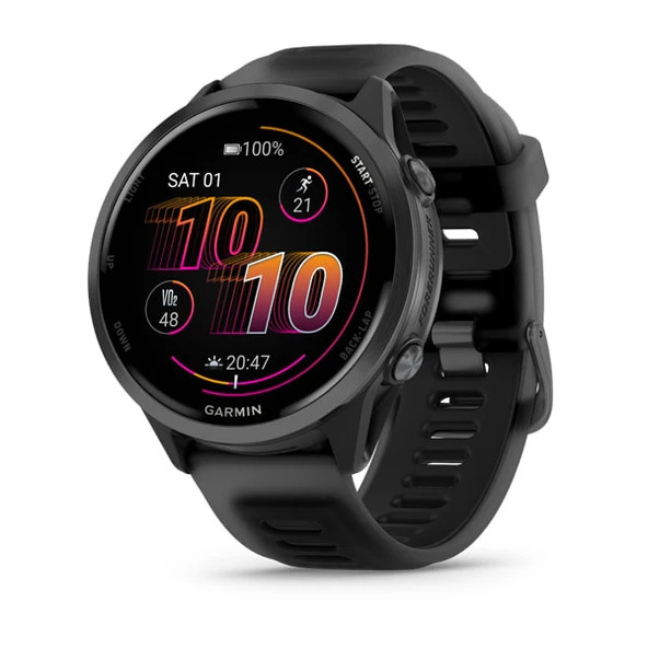 Garmin Forerunner 570 - 47 mm Slate Gri | Siyah ürün görseli 1