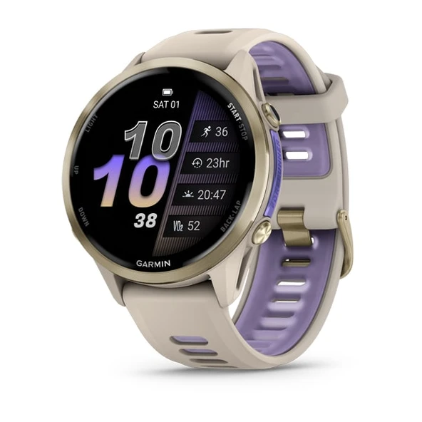 Garmin Forerunner 970 Soft Gold Titanyum | Gri ürün görseli 1