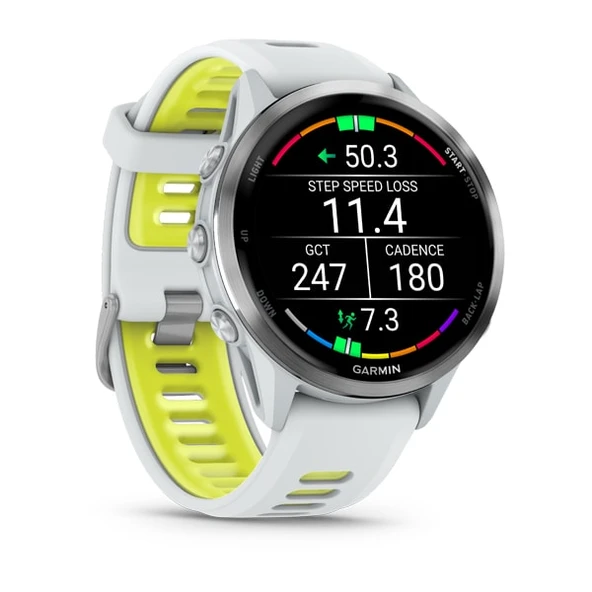 Garmin Forerunner 970 Titanyum Beyaz | Sarı - Resim 3
