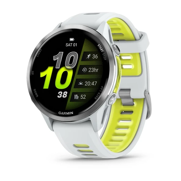 Garmin Forerunner 970 Titanyum Beyaz | Sarı ürün görseli 1