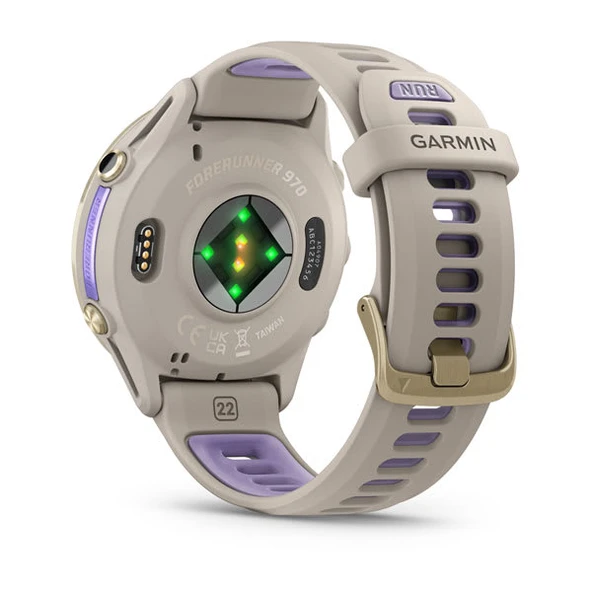 Garmin Forerunner 970 Soft Gold Titanyum | Gri - Resim 7