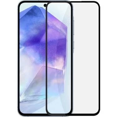 Samsung Galaxy A35-A55 Uyumlu Elektriklenme Önleyici Anti-Static Tam Kaplayan Temperli Cam Ekran Koruyucu ürün görseli 1