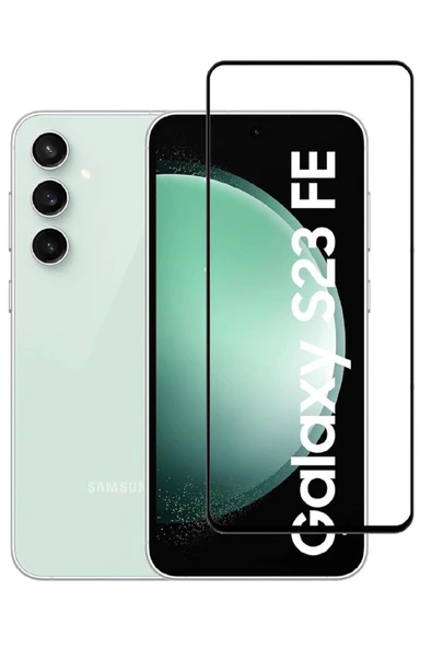 Samsung Galaxy S23 Fe Uyumlu Elektriklenme Önleyici Anti-Static Tam Kaplayan Temperli Cam Ekran Koruyucu ürün görseli 1