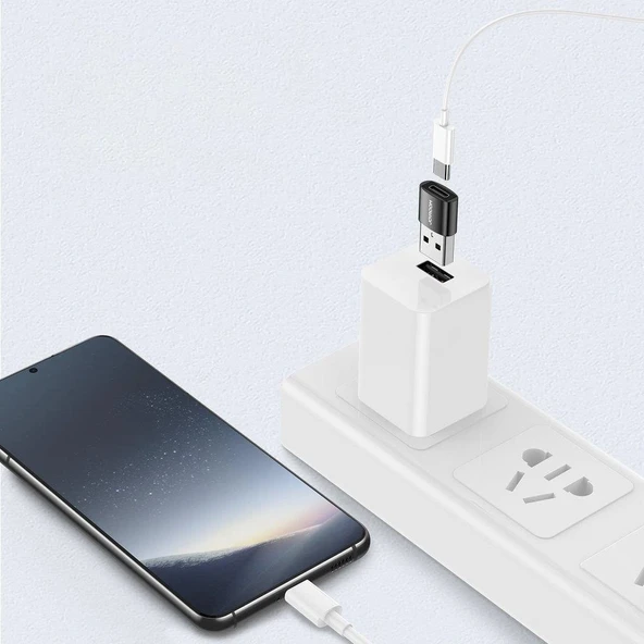 Joyroom S-H152 Adaptörü USB to Type-C Siyah - Resim 5