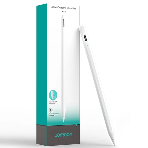 Joyroom JR-X15 Aktif Stylus Pen Akıllı Kalem İpad 2018 Ve Üstü Modeller ürün görseli 1