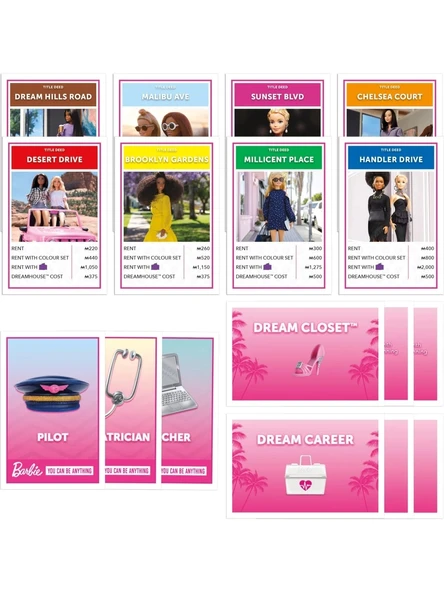 Monopoly Barbie Edition G0038 - Resim 4