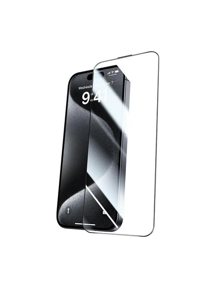 iPhone 16 (6.1) Hd Kırılmaz Cam Tam Kaplayan Ekran Koruyucu ürün görseli 1