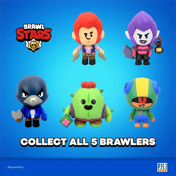 Brawl Stars Tekli Aksiyon Figürü - Crow - Resim 5