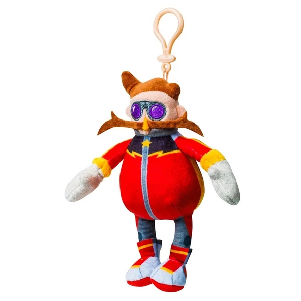 Sonic Askılı Pelüş Figür - Doctor Eggman 20 cm - Resim 3