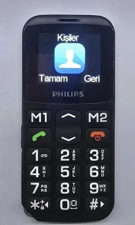 Philips E168 Büyük Tuşlu Cep Telefonu İthalatçı Garantili ürün görseli 1