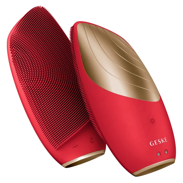 Geske Yüz Temizleme ve Masaj Cihazı ( Titreşimli, Isılı)  Sonic Thermo Facial Brush ürün görseli 1
