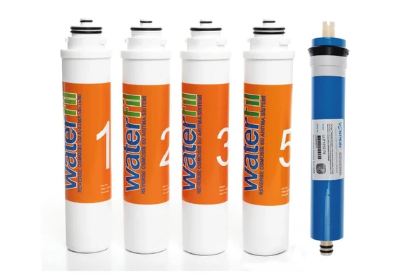 Sulook Waterlife Su Arıtma Cihazı Uyumlu Tak-Çevir 5'li Filtre Seti, Vontron Membranlı ürün görseli 1