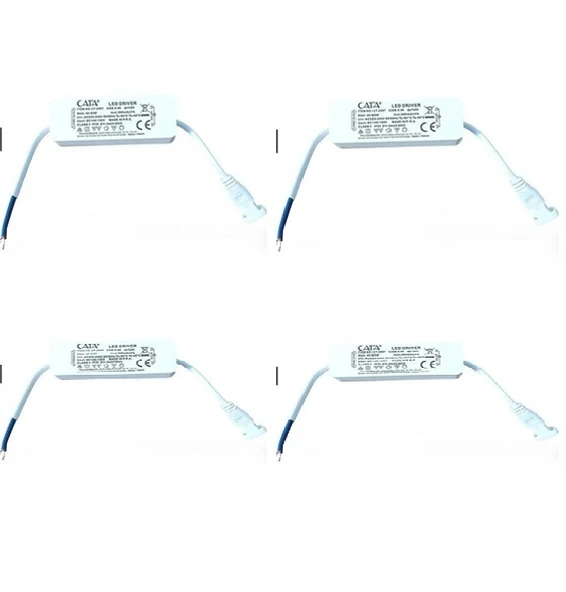 CATA CT-2517 4’lü Set 18–40W Slim Sabit Akım LED Driver 230mA 220V Trafo Güç Kaynağı LED Panel & Spot Sürücü ürün görseli 1