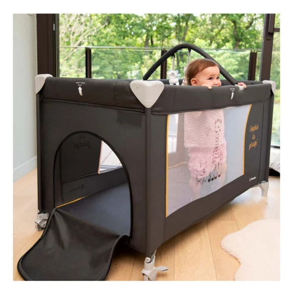 Renolux Sophie La Girafe Optic Z Sunrise Park Yatak  Füme ürün görseli 1