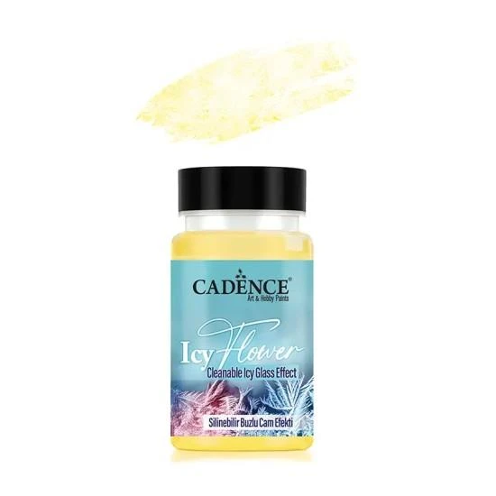 ICY FLOWER SİLİNEBİLİR BUZLU CAM EFEKTİ IF-02 SARI 90ML ürün görseli 1