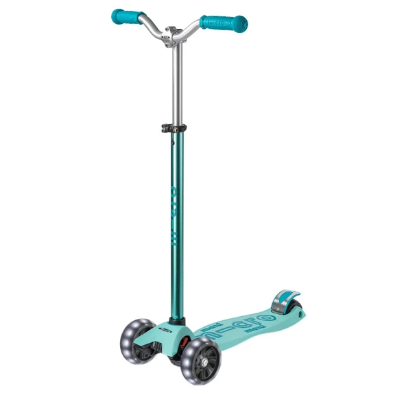 Micro Maxi Deluxe Pro LED 3 Tekerli Işıklı Çocuk Scooter Vibrant Blue ürün görseli 1