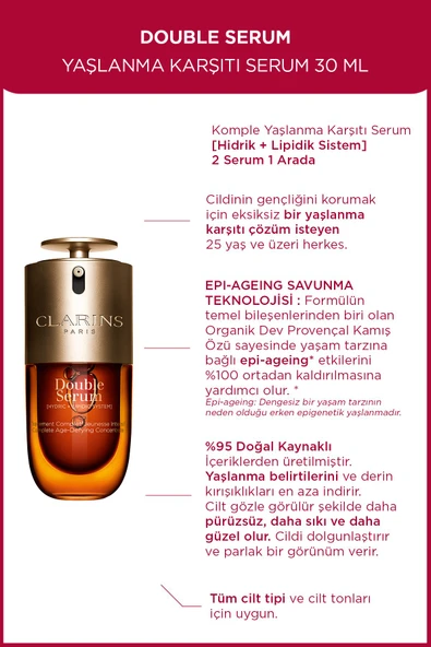 Clarins Double Serum 9 30 ml ürün görseli 1