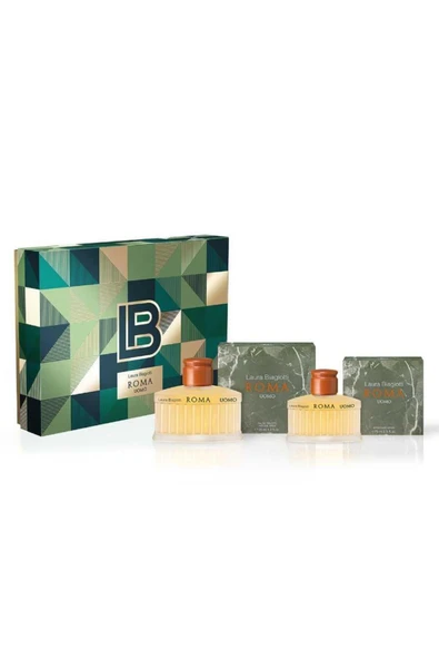 Laura Biagiotti Roma Uomo Edt 125 ml Erkek Parfüm Set ürün görseli 1