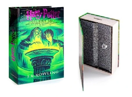 Harry Potter Kitap Şekilli Kilitli Gizli İçi Çelik Para Kasası ürün görseli 1