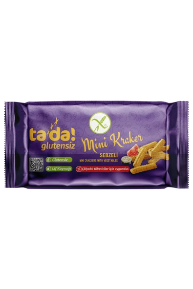 Tada Glutensiz Sebzeli Mini Kraker 85 gr ürün görseli 1