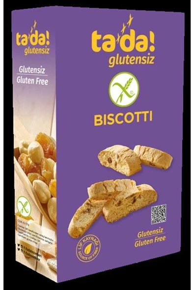 Tada Glutensiz Biscotti 110 gr ürün görseli 1