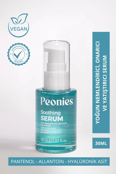 PEONİES Soothing Serum | Yoğun Nemlendirici, Yatıştırıcı Ve Onarıcı Serum | Tüm Cilt Tipleri ürün görseli 1