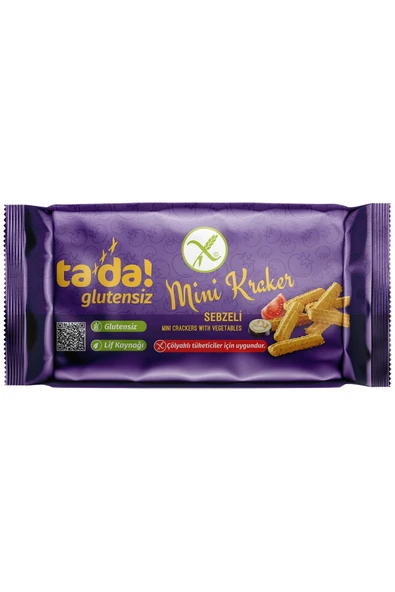 Tada Glutensiz Sebzeli Mini Kraker 85 G ürün görseli 1