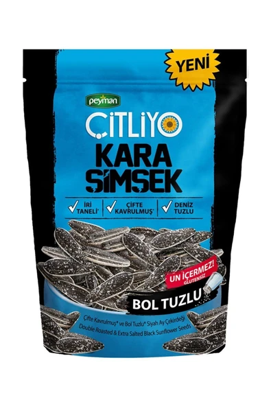 Peyman Çitliyo Kara Şimşek Bol Tuzlu 180 gr ürün görseli 1