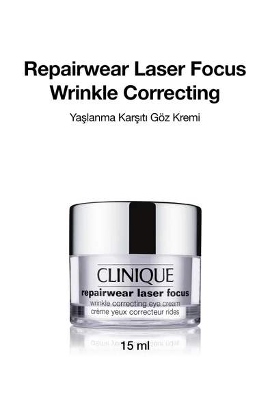 CLİNİQUE Repairwear Laser Focus™ - Çizgi Ve Kırışıklık Karşıtı Göz Kremi 15 ml ürün görseli 1