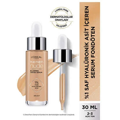 L'Oréal Paris True Match Nude Fondöten Serum 2-3 Light ürün görseli 1