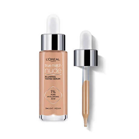 L'Oréal Paris True Match Nude Fondöten Serum 3-4 Light Medium ürün görseli 1
