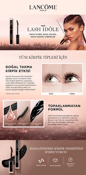 Lancome Lash Idole Maskara - Resim 5