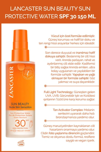 Lancaster Sun Beauty Sun Protective Water Spf 30 150 ml ürün görseli 1