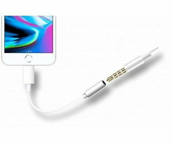 Apple iPhone Lightning 3.5Mm Kulaklık Dönüştürücü - Resim 2