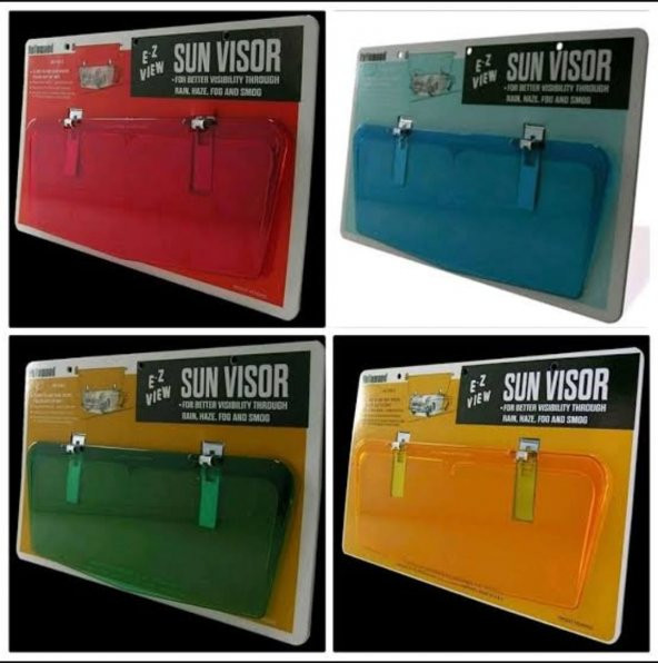 Oto Renkli Güneşlik Sun Visor Tofaş Visör HOLYWOOD SUNVİSOR ürün görseli 1
