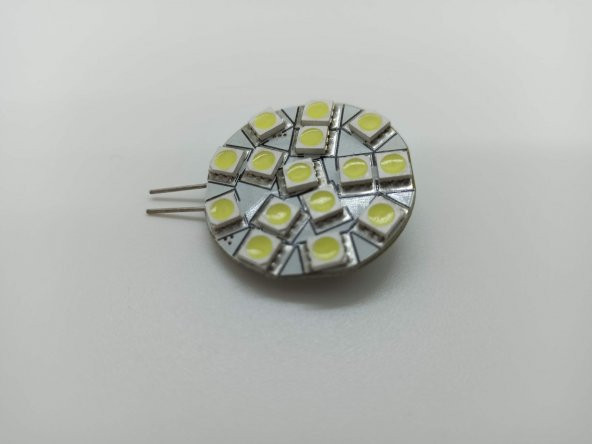 SMD 5050 G4 15 Ledli ve 6 Ledli Proje Oto Tavan Spot Ampulü Lamba ürün görseli 1