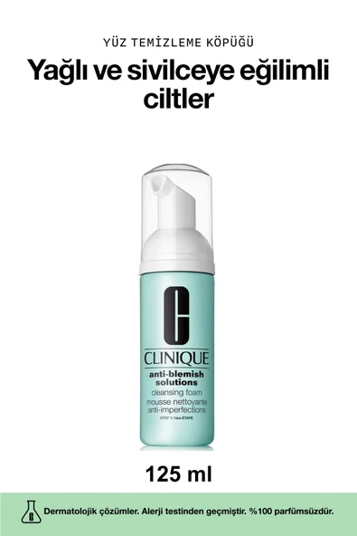 CLİNİQUE Anti-Blemish Solutions™ - Ciltteki Sebum Seviyesini Dengeleyen Köpük Temizleyici 125 ml ürün görseli 1