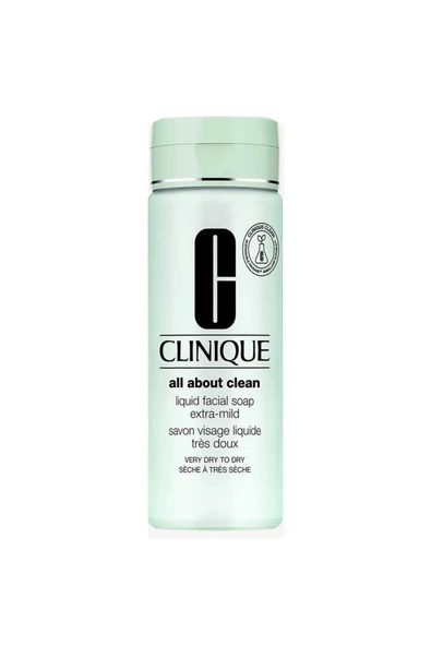 CLİNİQUE All About Clean™ Likit Yüz Temizleme Jeli, Ekstra Hassas - Kuru/Çok Kuru Cilt Tipi (Tip1) - 200 ml ürün görseli 1
