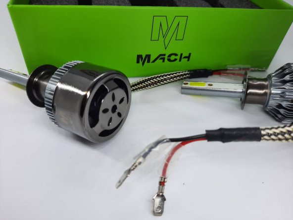 Mach Bam5 H1 Beyaz Led Xenon Far Ampül Zenon Led Işık Şimşek Etkili ürün görseli 1