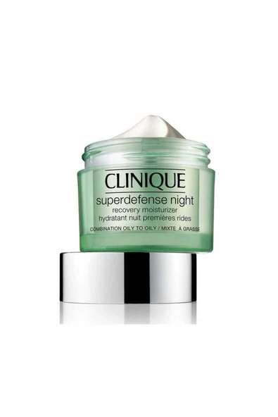 CLİNİQUE Yağlı Ciltler Için Yaşlanma Karşıtı Gece Kremi - Superdefense™ Night Recovery Moisturizer 50 ml ürün görseli 1