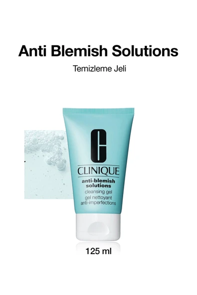 CLİNİQUE Anti Blemish Solutions Yağlı, Sivilce Eğilimli Ciltler İçin Yüz Temizleme Jeli 125ml |Salisilik Asit ürün görseli 1