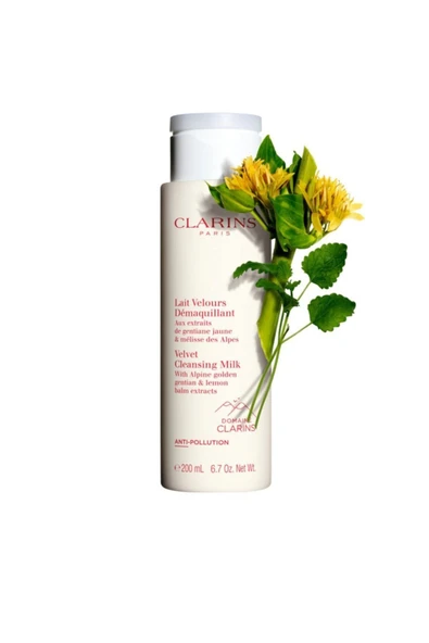 Clarins Velvet Cleansing Milk Makyaj Temizleme Sütü 200 ml ürün görseli 1