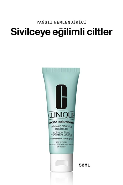 CLİNİQUE Anti-Blemish Solutions™ Yağlı, Sivilce Eğilimli Ciltler İçin Nemlendirici Krem 50ml | Salisilik Asit ürün görseli 1