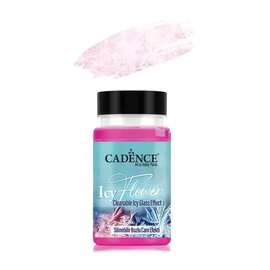 ICY FLOWER SİLİNEBİLİR BUZLU CAM EFEKTİ IF-03 PEMBE 90ML ürün görseli 1
