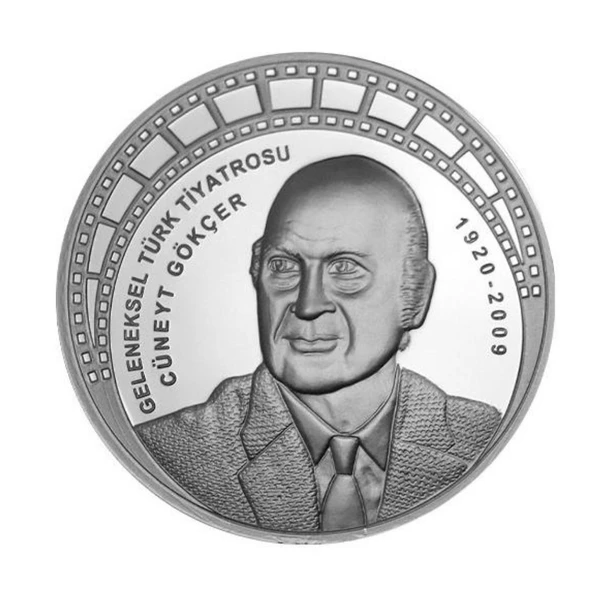 AgaKulche Cüneyt Gökçer Gümüş Sikke Coin ürün görseli 1