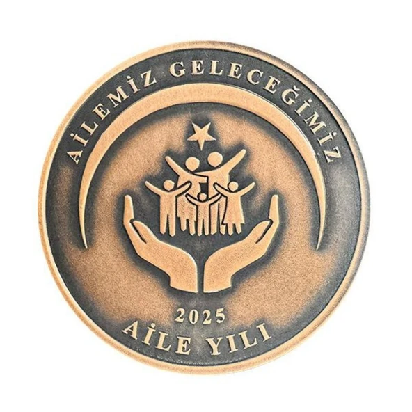 AgaKulche Aile Yılı Bronz Sikke Coin ürün görseli 1